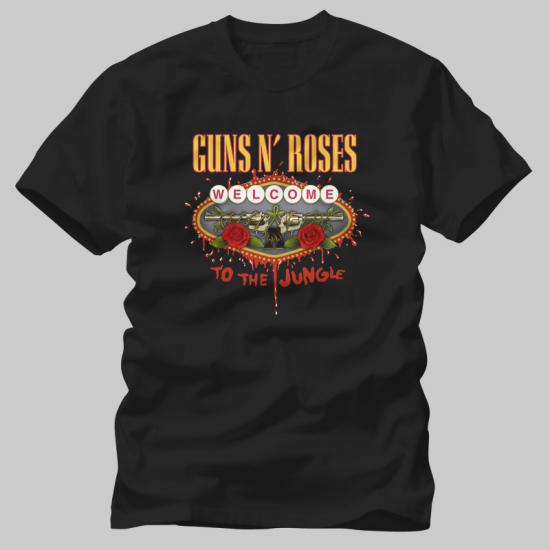 Guns N Roses,Wellcome To The Jungle,Music Tshirt/