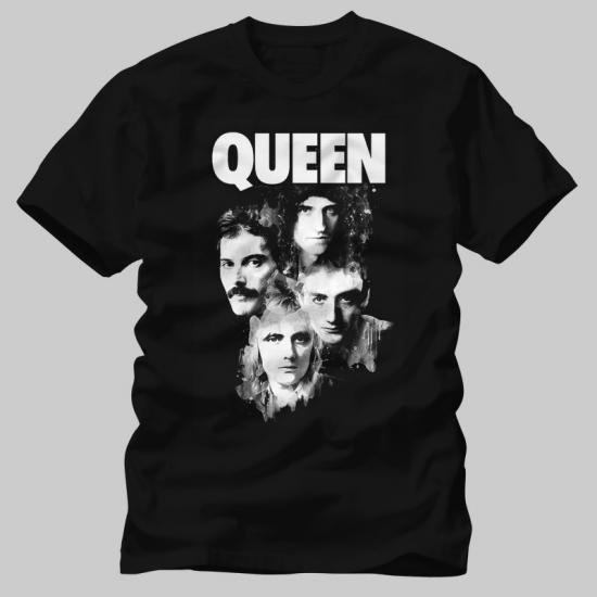 Queen,Faces,Music Tshirt/