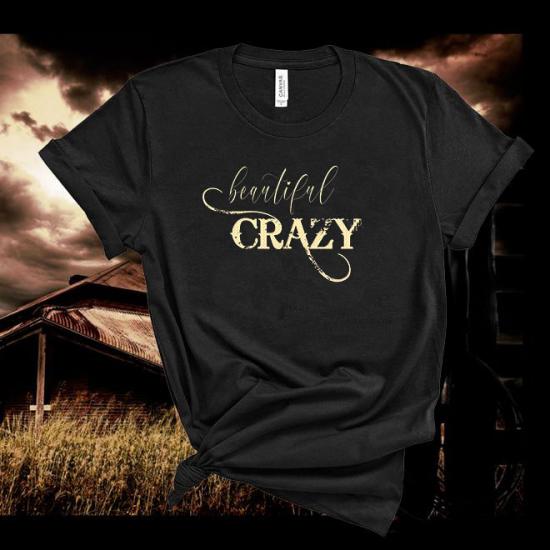 Beautiful Crazy Tshirt,Country Music Tshirt,Country Concert T-shirt, Luke Combs Tshirt/